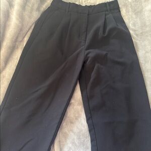 Abercrombie & Fitch Sloane Wide Leg Black Size 27